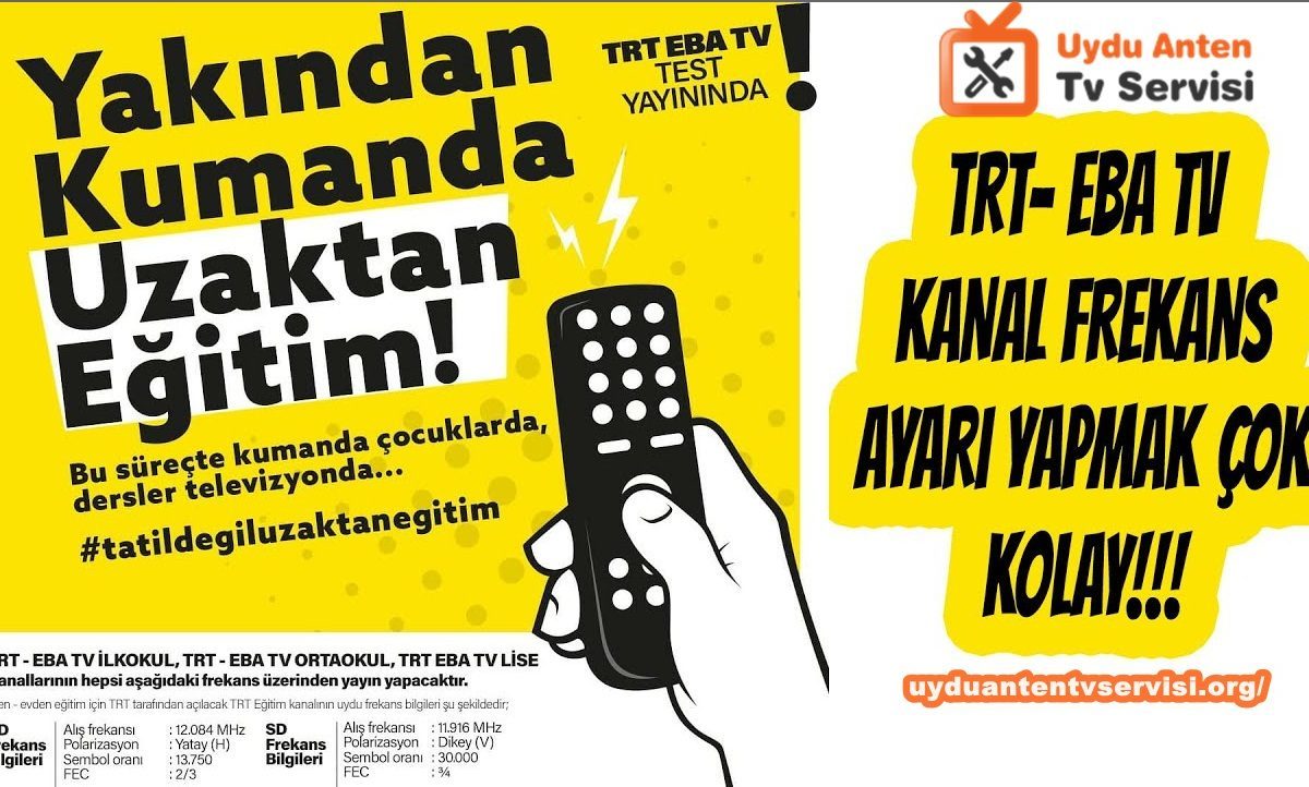 trt eba frekans ayarları nasıl yaplır