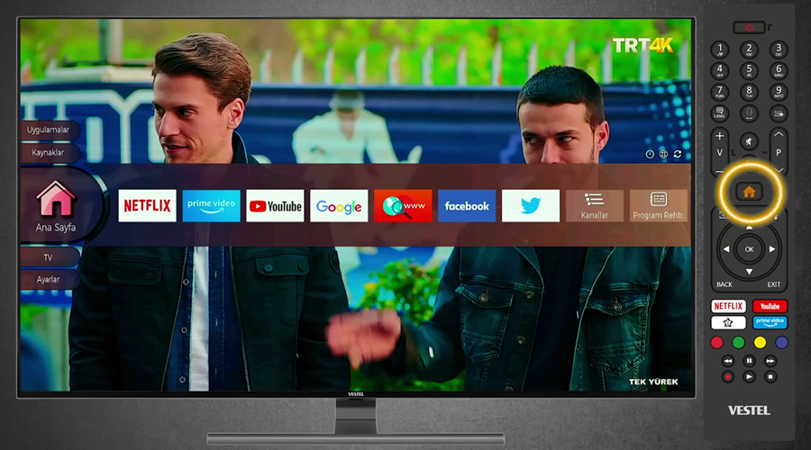 Vestel TV Türksat 4A uydu ayarları (2025) 🔽